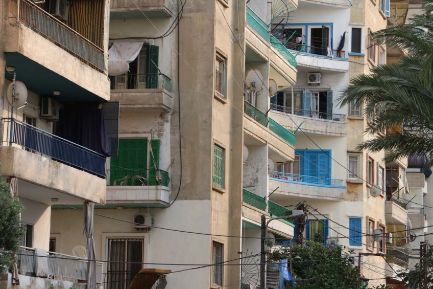 Art Nouveau windows in Tripoli Lebanon