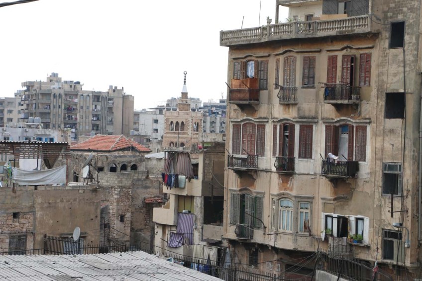Art Nouveau windows in Tripoli Lebanon