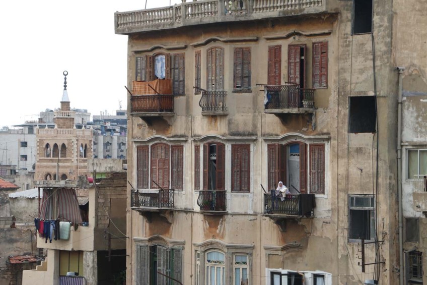 Art Nouveau windows in Tripoli Lebanon
