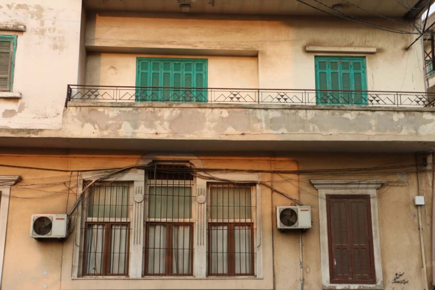 Art Nouveau windows in Tripoli Lebanon