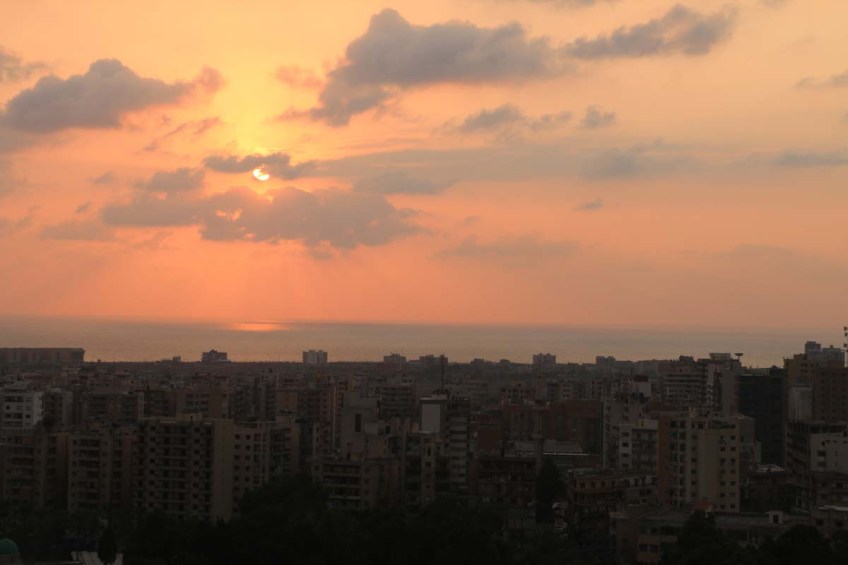 Sunset in tripoli Lebanon