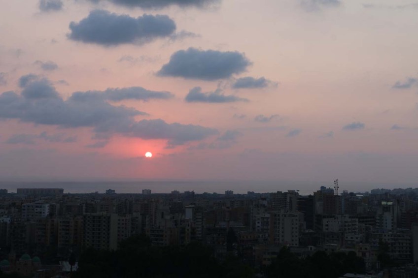 Sunset in tripoli Lebanon