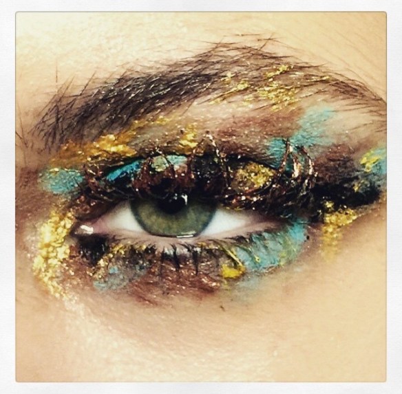 MawiOfficial, eye, eye-makeup, makeup, golden eye