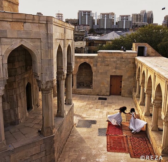 Azberbaijan, spanish, arabian, architecture, arabesque, islamic art