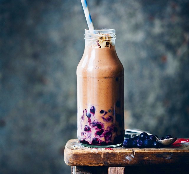 smoothie recipe, blueberries, foodie