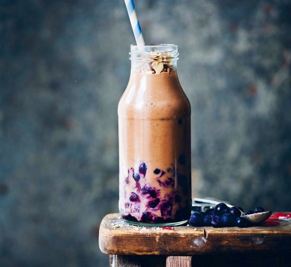 smoothie recipe, blueberries, foodie