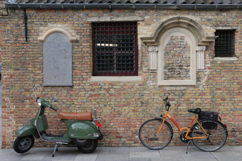 bruges, bicycles