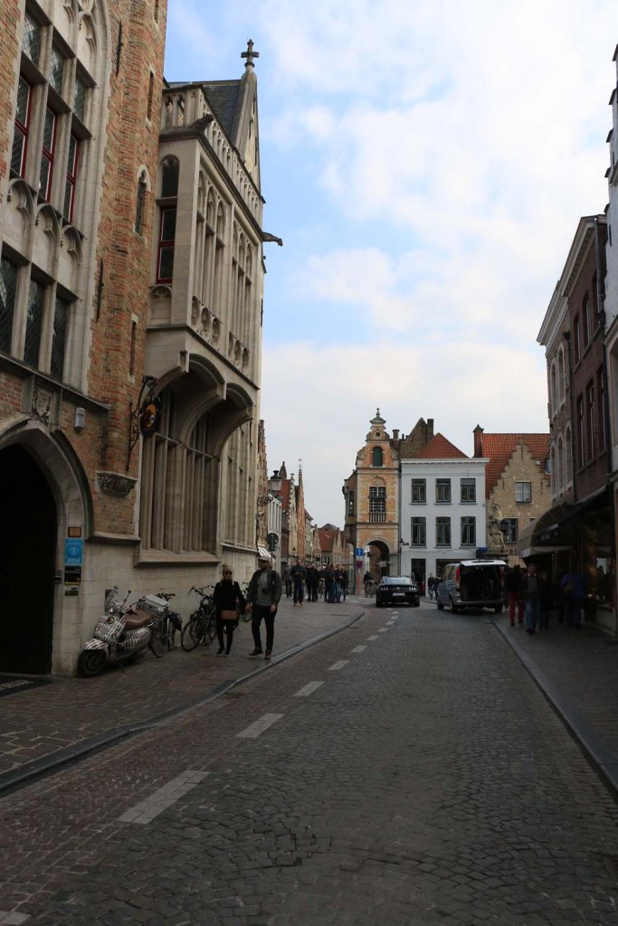 street, bruges, belgium
