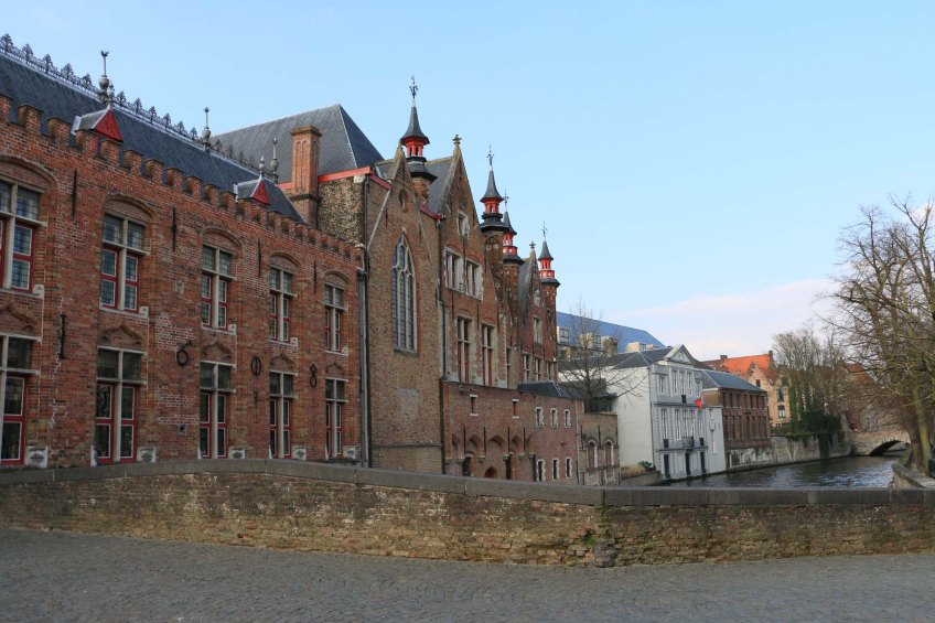 bruges, over the water