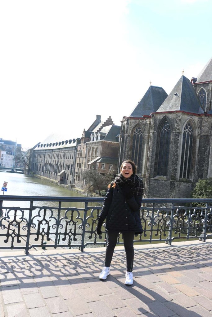 ghent, canal, architecture
