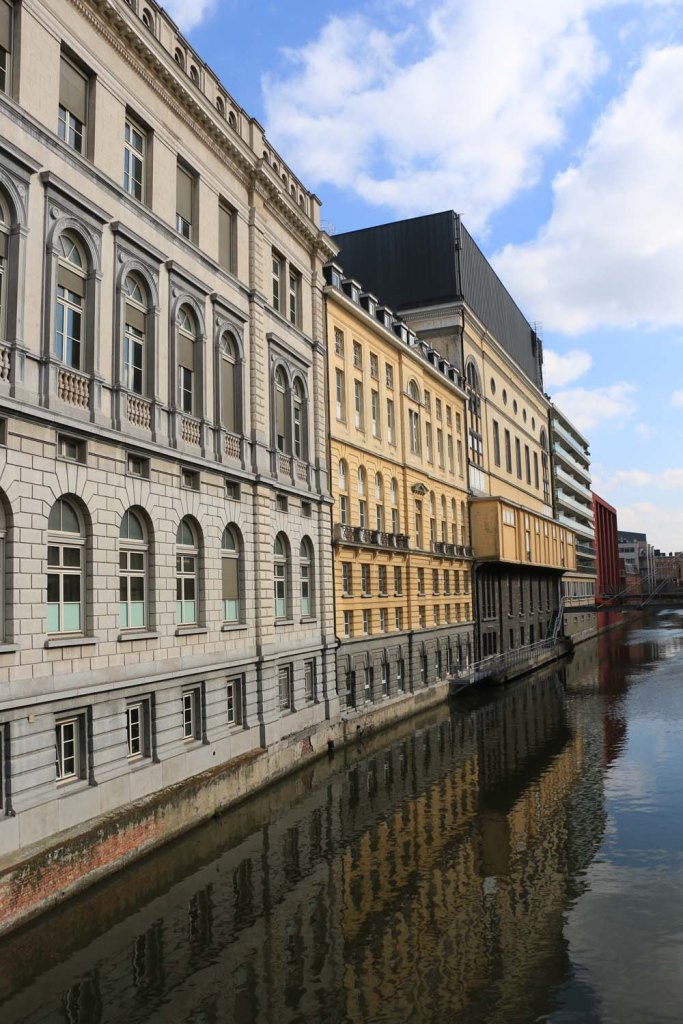 ghent, canal, architecture
