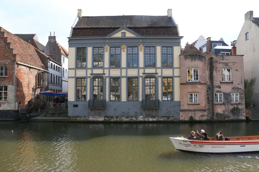 canal, ghent, architecture