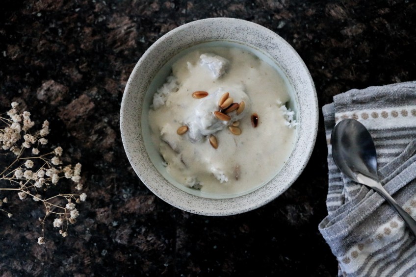 shakriyeh, laban immo, yogurt, cooked yogurt