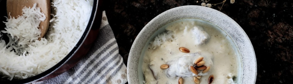 shakriyeh, laban immo, yogurt, cooked yogurt