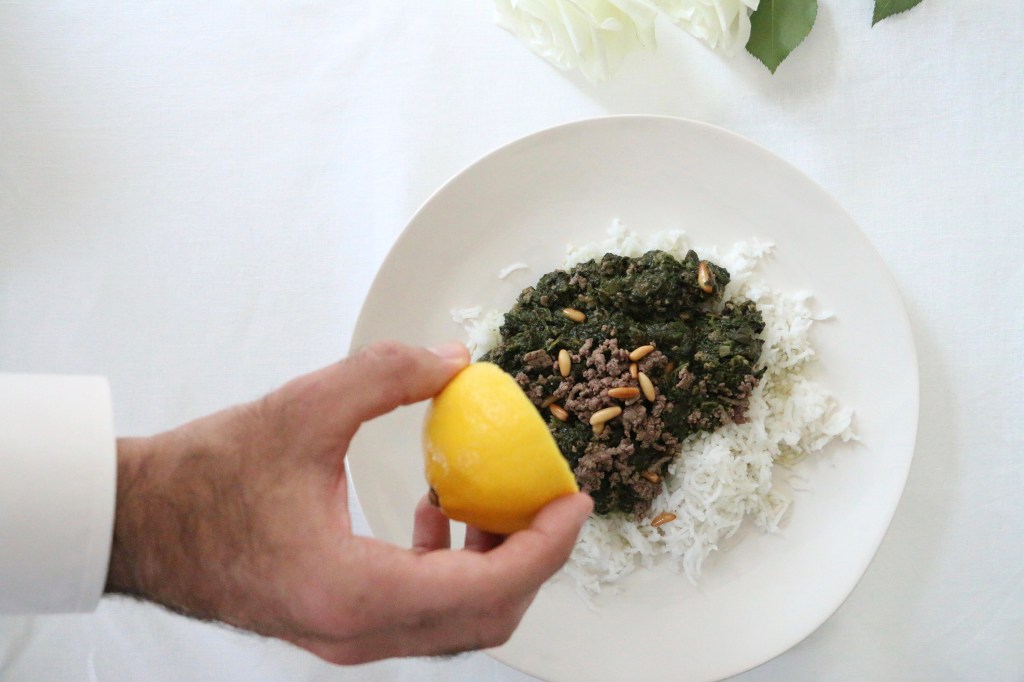 spinach, spinachstew, cooking, sour